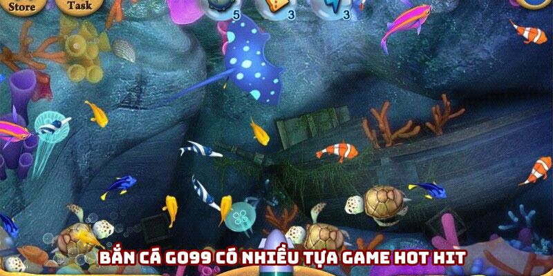 Bắn cá Go99 có nhiều tựa game hot hit